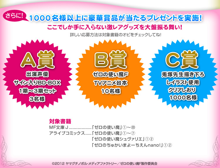 1000名様以上に豪華賞品が当たるプレゼントを実施！　ここでしか手に入らない激レアグッズを大盤振る舞い！